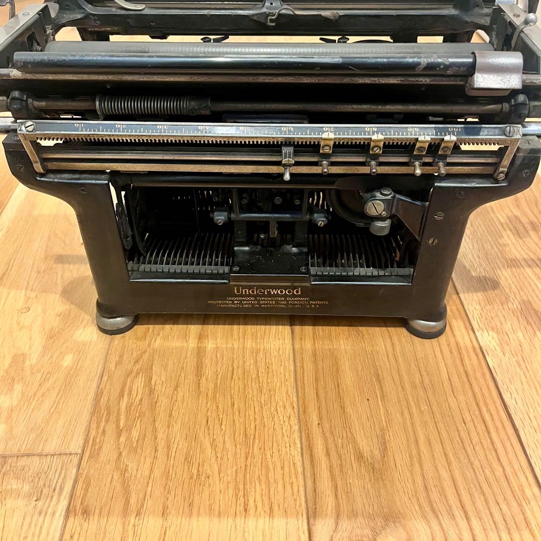 【アンティーク】アンダーウッド No5 タイプライター UNDER WOOD