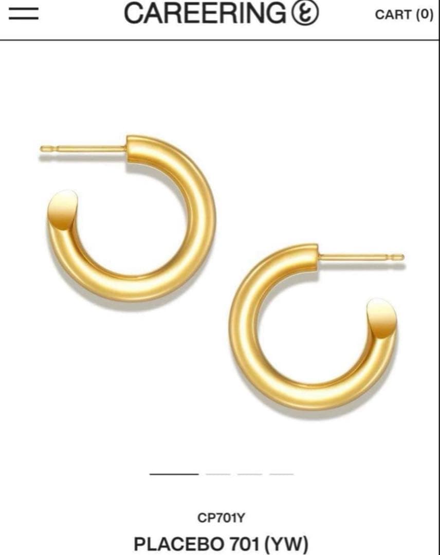 【正規品】CAREERING PLACEBO 701 18K YG常田松田