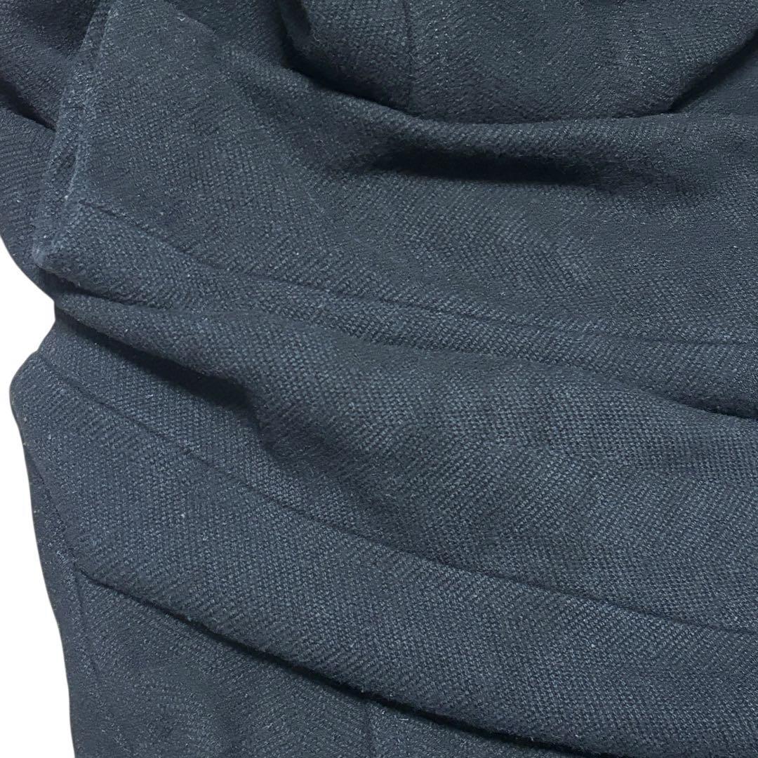 BURBERRY BLUE LABEL　ラビットファー ウールコート フード