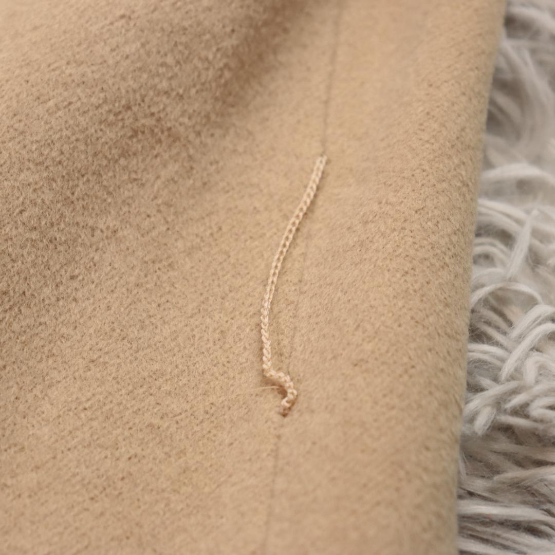 アンゴラ混バーバリー✨ジャケット　ショートコート　ノバチェック ホースロゴ　比翼