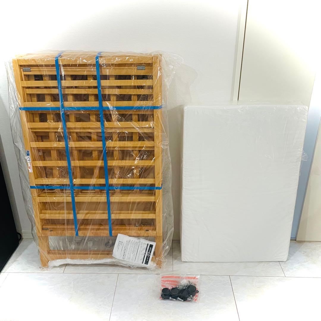 【超美】クリーニング済★マットレス付★ヤマサキツーオープンコンパクトベビーベッド