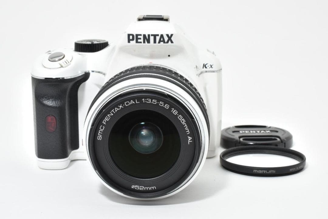 PENTAX ペンタックス K-X ホワイト レンズキット デジタル一眼カメラ