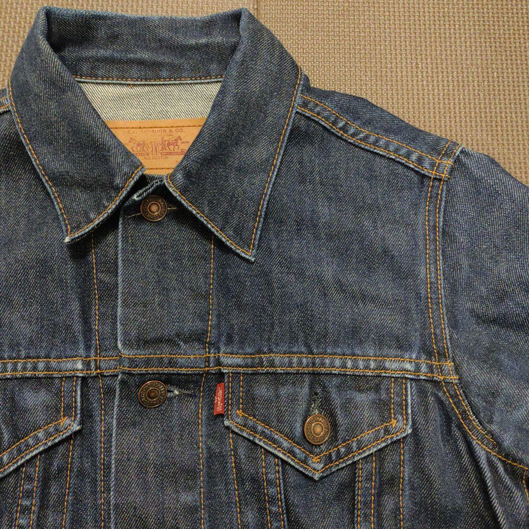 リーバイス デニムジャケット 濃紺インディゴ 3rd サードタイプ Мサイズ