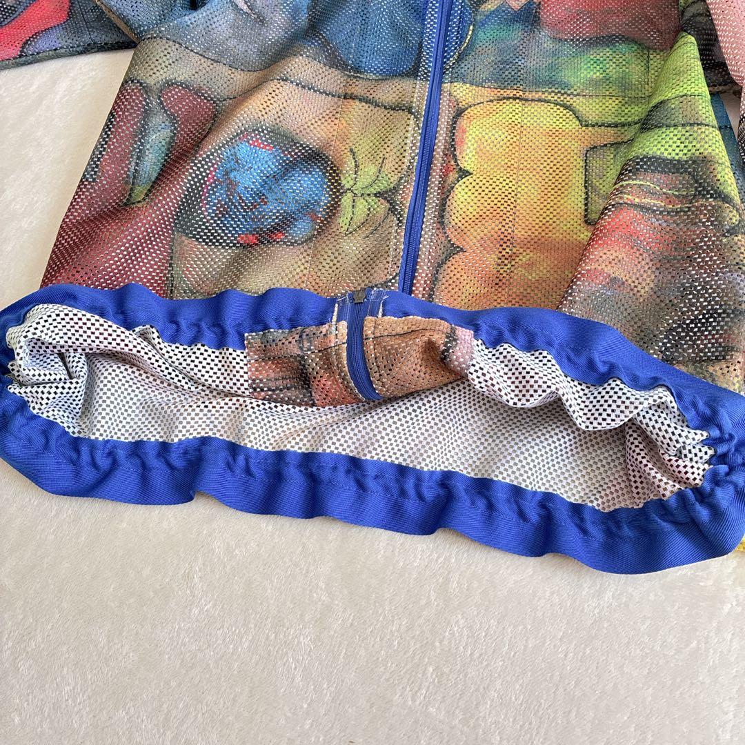 TRUNK HIROKO KOSHINO アートプリントメッシュデザインブルゾン