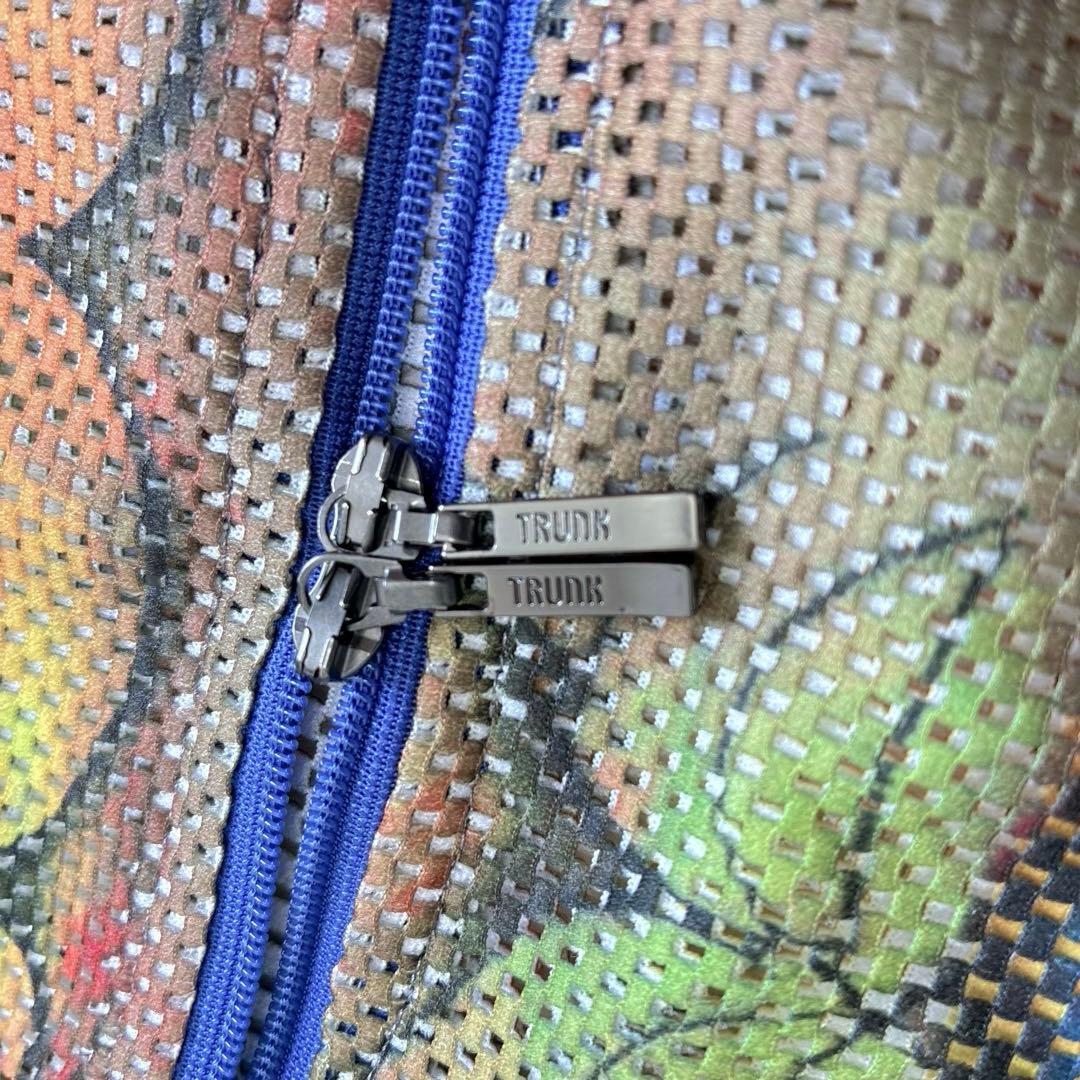 TRUNK HIROKO KOSHINO アートプリントメッシュデザインブルゾン