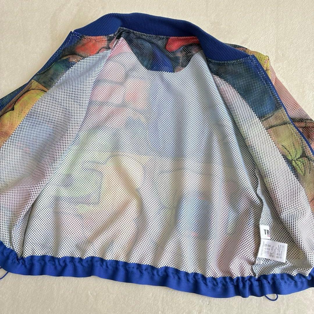 TRUNK HIROKO KOSHINO アートプリントメッシュデザインブルゾン