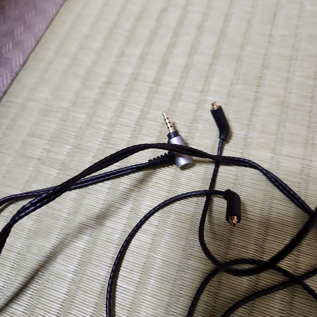 qdc 3sh リケーブル可能イヤホン 青　有線イヤホン