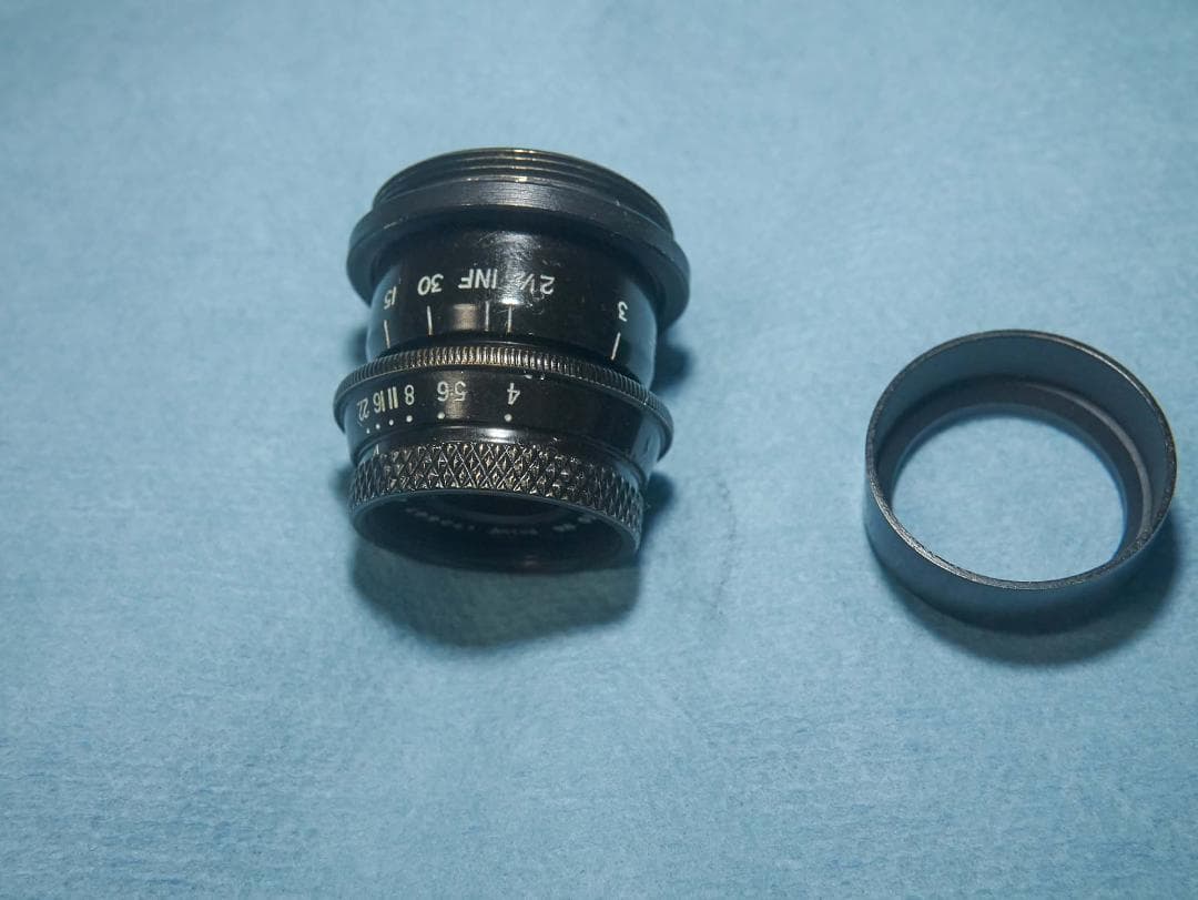 レア　滲みレンズ　ダルメーヤー 38mm　F4 C-マウント シネレンズ