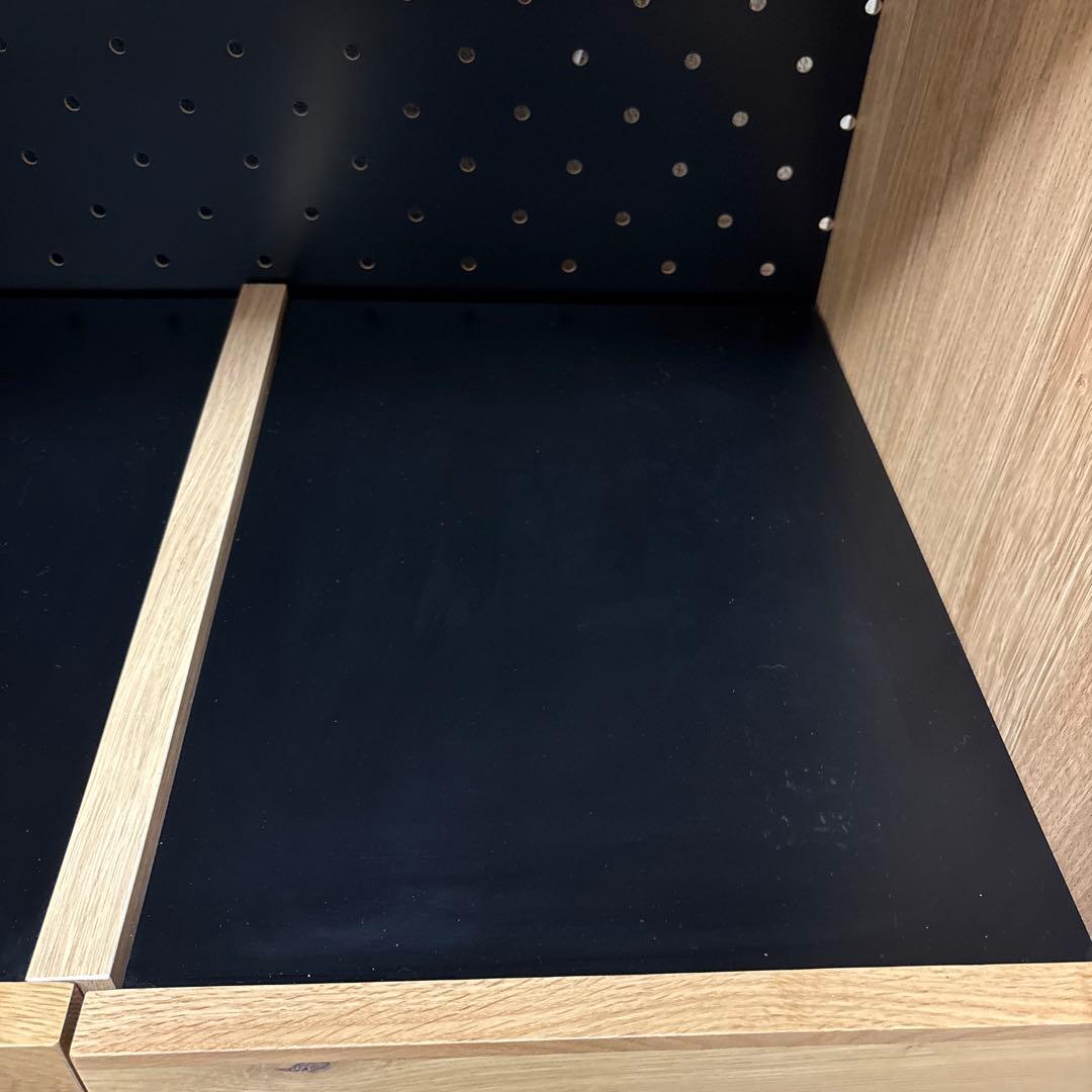 オーク材 ウレタン塗装 キッチンボード キッチン収納 食器棚