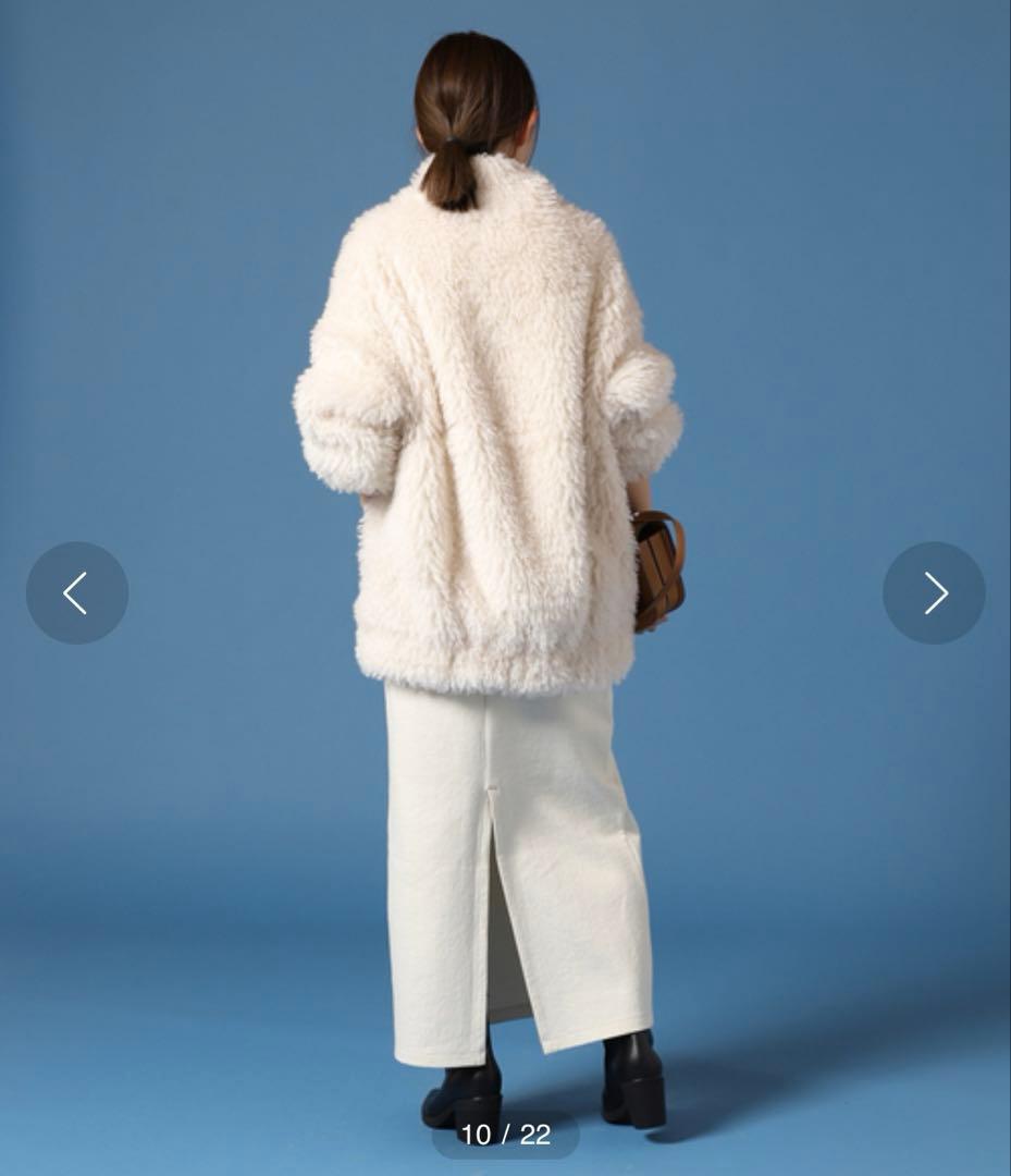 【美品】ヴェルメイユパーイエナ　ファーブルゾン　コート