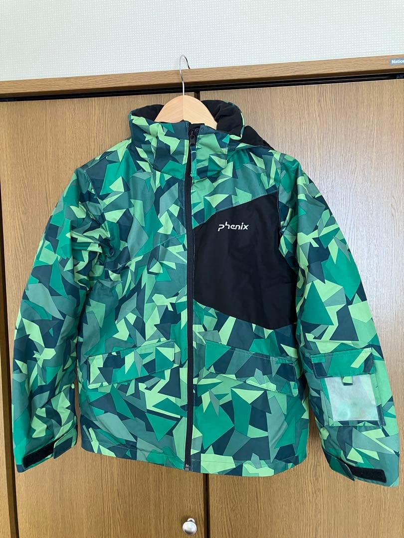 スノーウエア　上下セット 150cm フェニックス　緑×黒