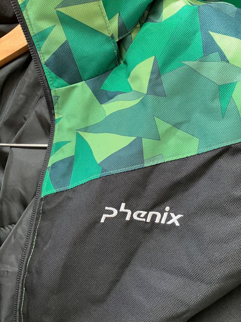 スノーウエア　上下セット 150cm フェニックス　緑×黒