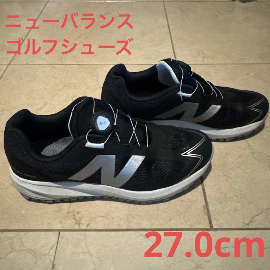 New Balance ゴルフシューズ ブラック　27.0cm