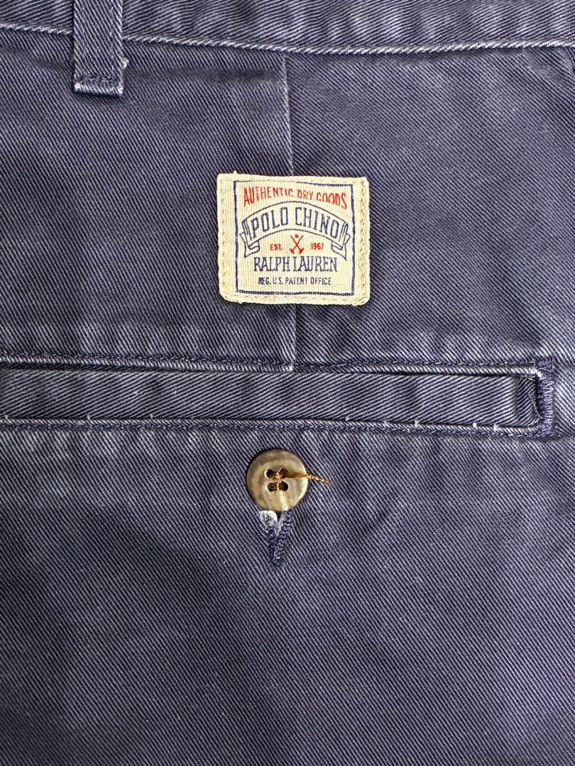 USA製 初期タグ ラルフローレン 90s ポロチノ 2タック polo W36