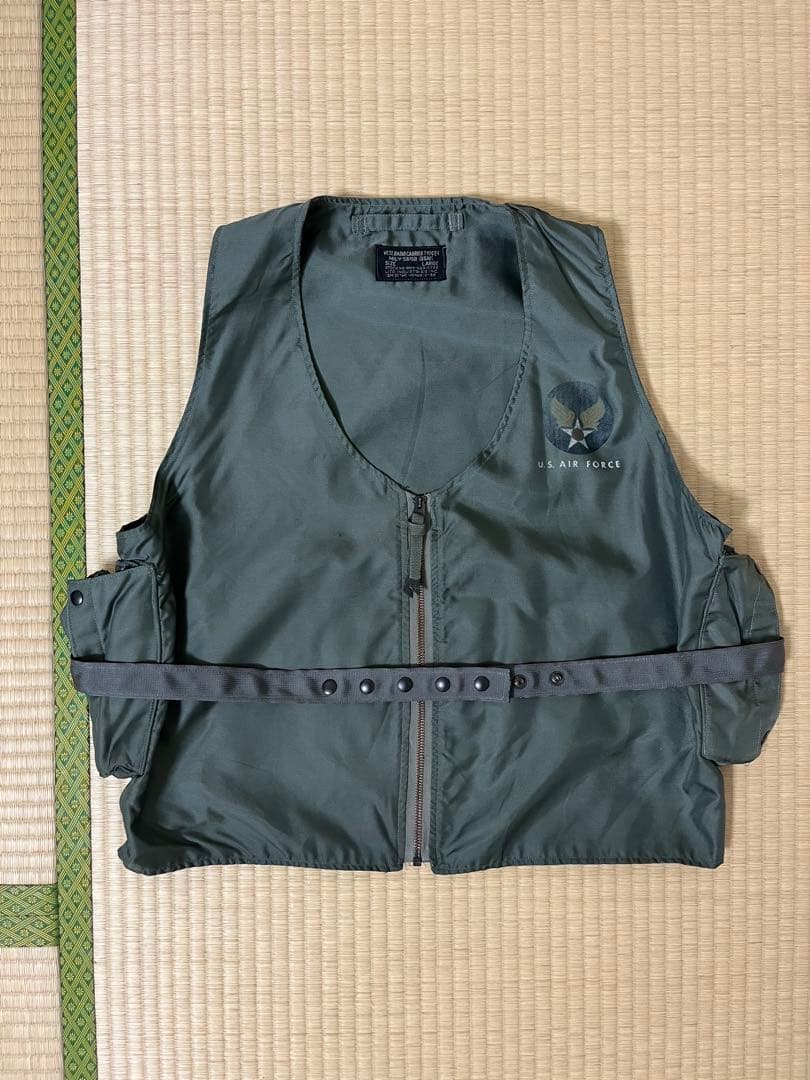 USAF E-1 ラジオベスト 1962年製 実物 レア 状態良好 値下げ可能