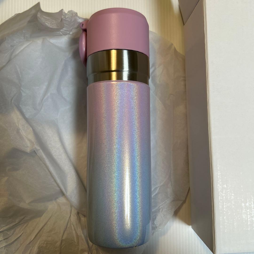 ステンレスボトルSTANLEYグラデーションブルーピンク473ml