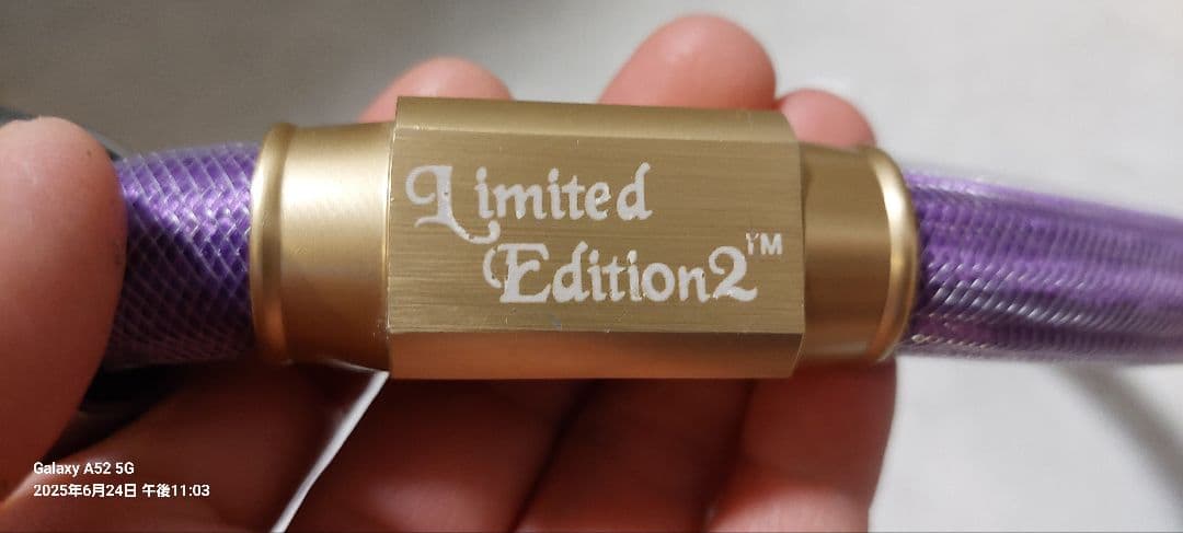 XLO ELECTRIC 高品質シールドケーブル パープル 約1、5メートル