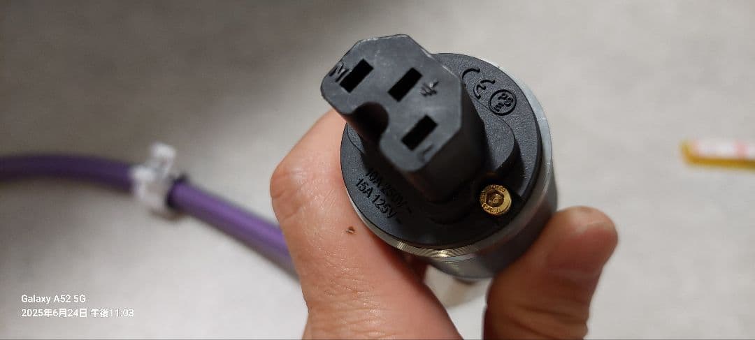 XLO ELECTRIC 高品質シールドケーブル パープル 約1、5メートル