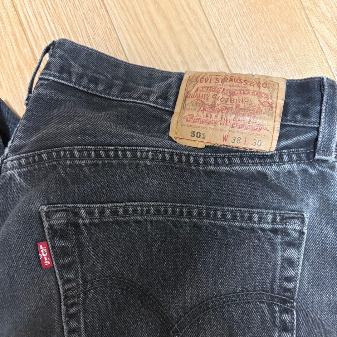 90s リーバイス501 ブラックデニム　USA製