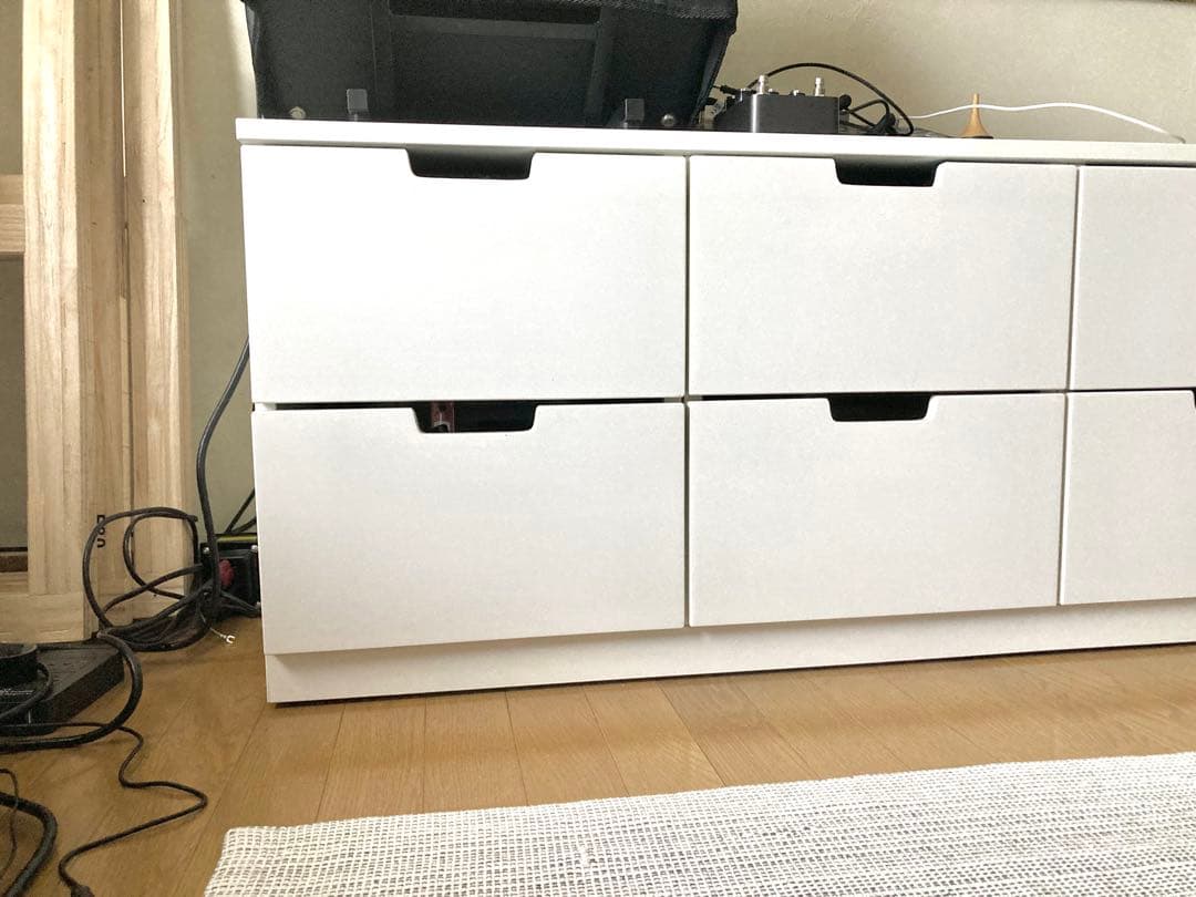 8/13まで！NORDLI ノールドリ チェスト（引き出し×8）ホワイト 収納