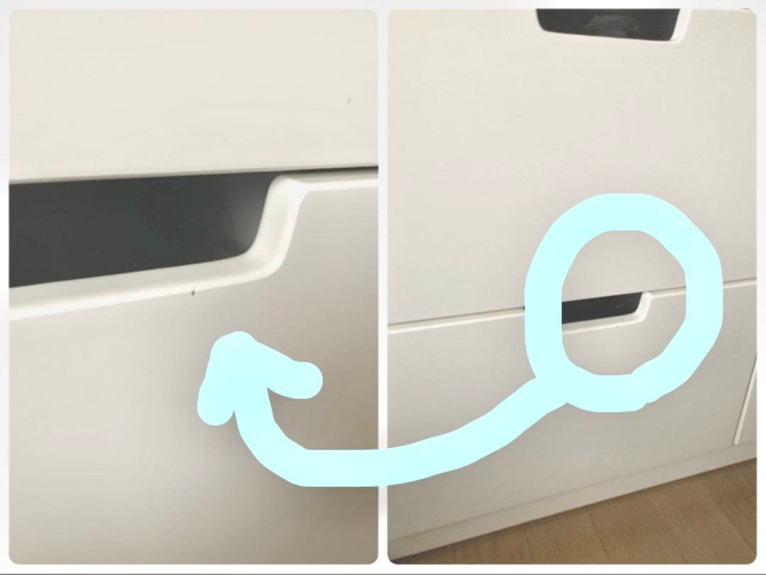 8/13まで！NORDLI ノールドリ チェスト（引き出し×8）ホワイト 収納