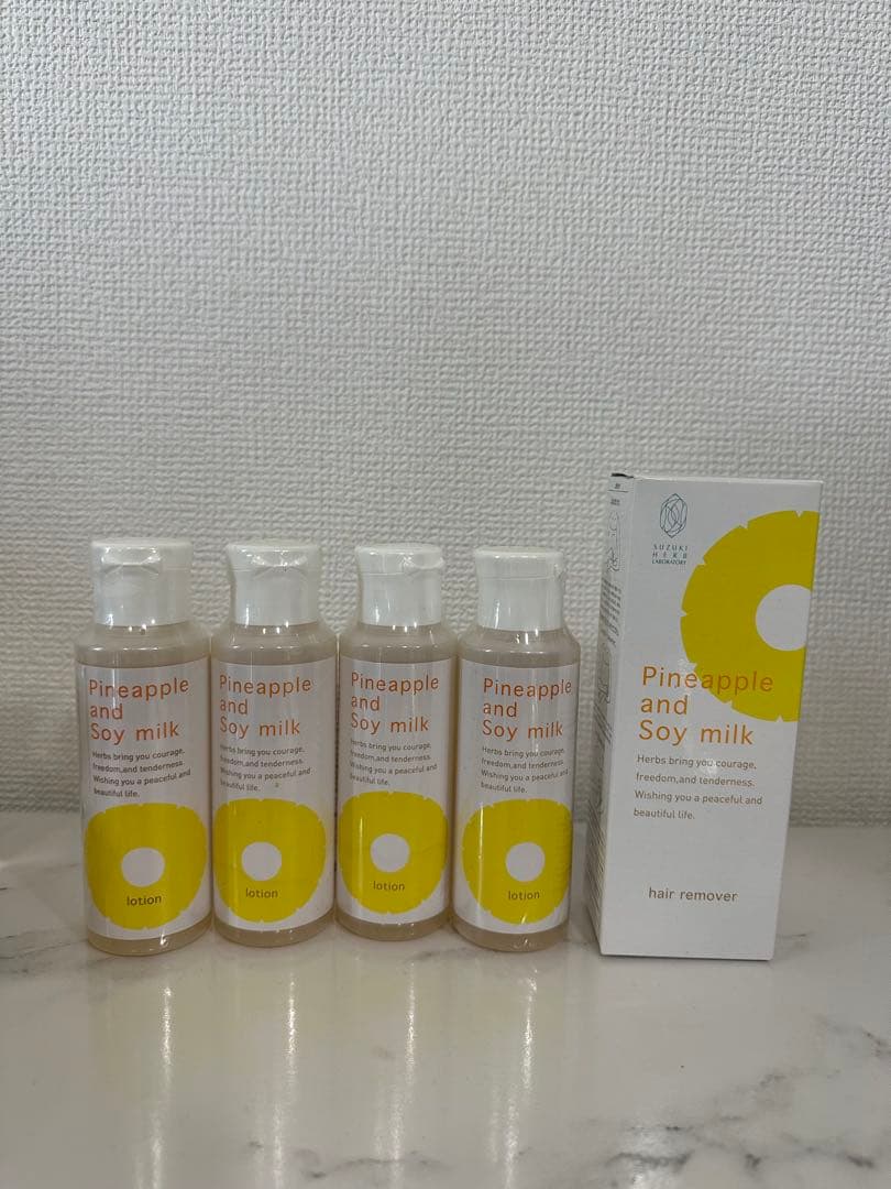 パイナップル豆乳除毛クリーム　ローション