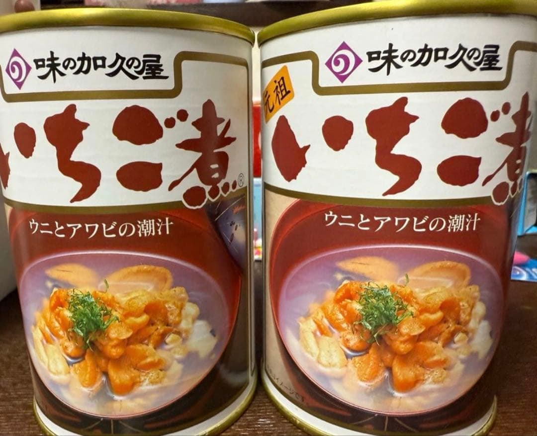 味の加久の屋　いちご煮 415g缶 8缶セット　うに　あわび　お吸い物
