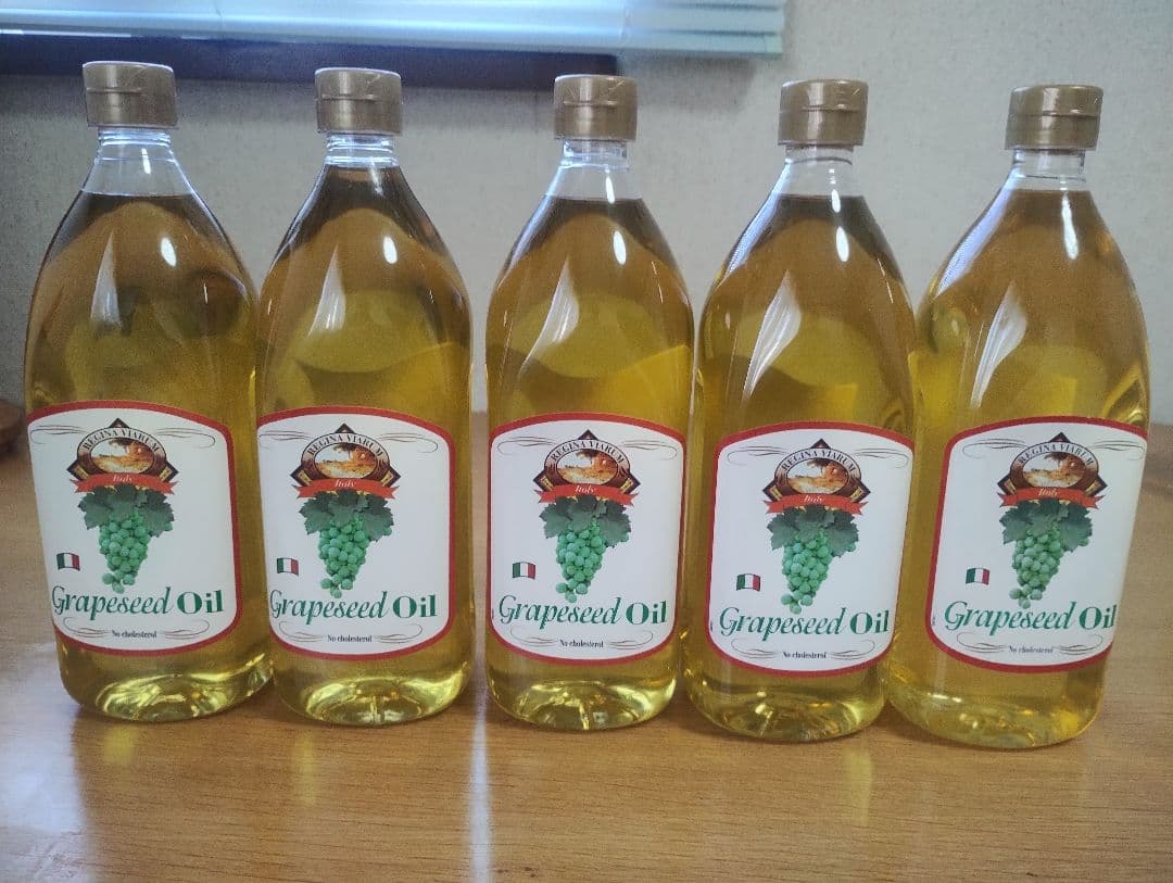 【未開封】グレープシードオイル　5本