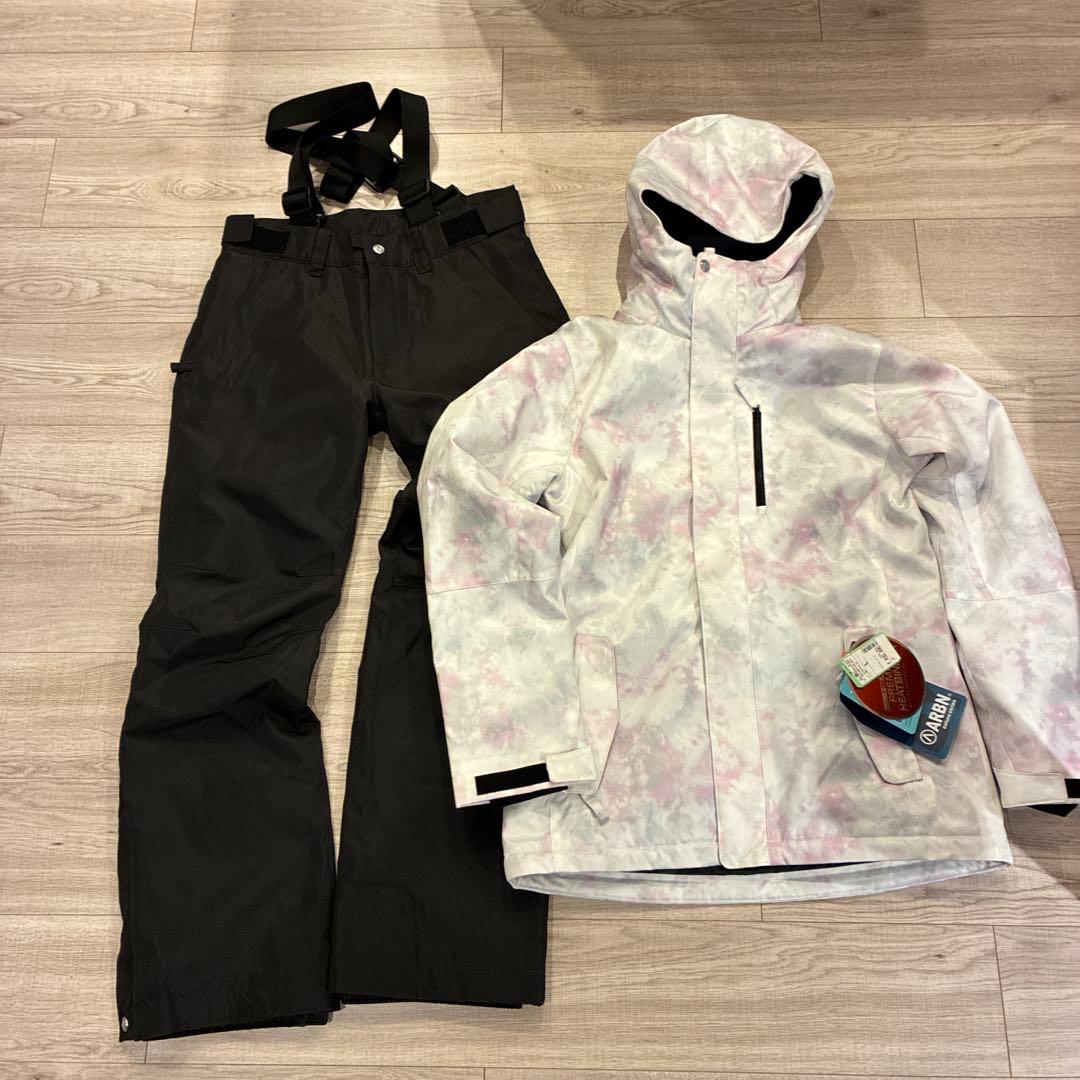 未使用 エアボーン ARBN スキーウェア スノボードウェア 上下セット L