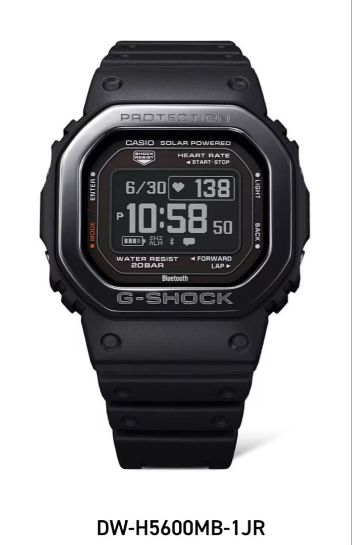 ★送料無料・未使用★お洒落　カシオ　G-SQUAD DW-H5600MB-1JR