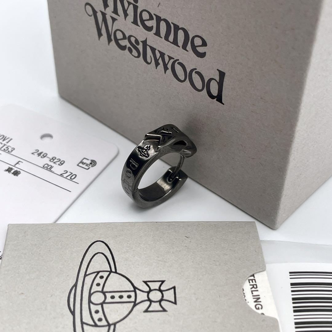 【極美品】　ヴィヴィアンウエストウッド　フープピアス　オーブ　シングル　片耳用