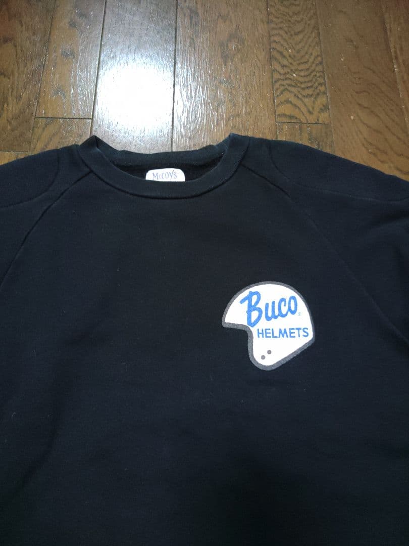McCOY'S BUCO HELMETS スウェット　XL　　黒