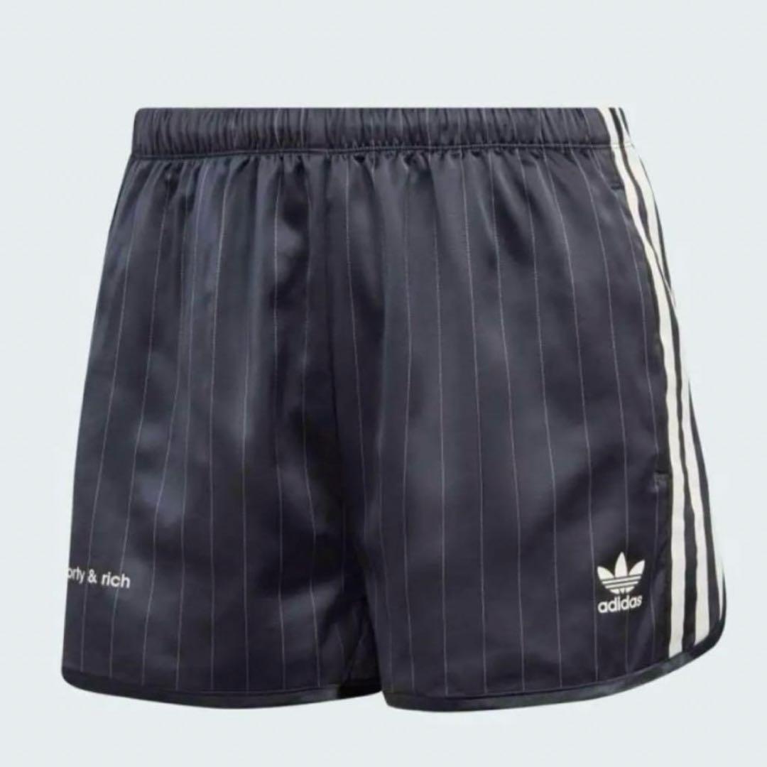 新品 ADIDAS sporty&rich ショーツ ネイビー XS