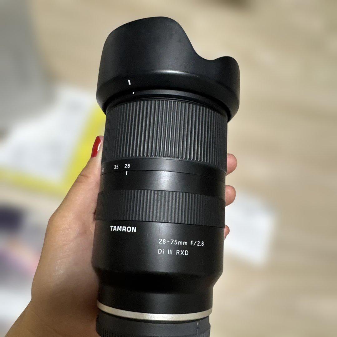 TAMRON 28-75mm F28 DI ズームレンズ 保護フィルターつき