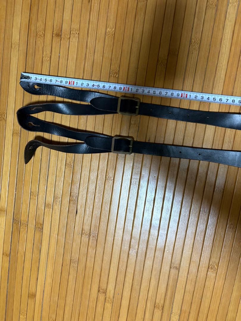 TCB× MOTOR CHROMEXCEL LEATHER SUSPENDER