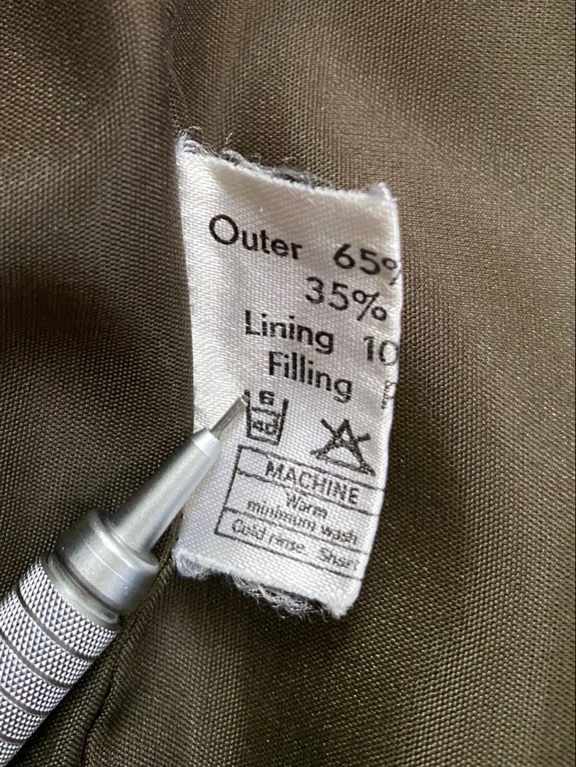 Barbour、バブアー、ベスト、ダウンジャケット、カーキ、サイズ:M