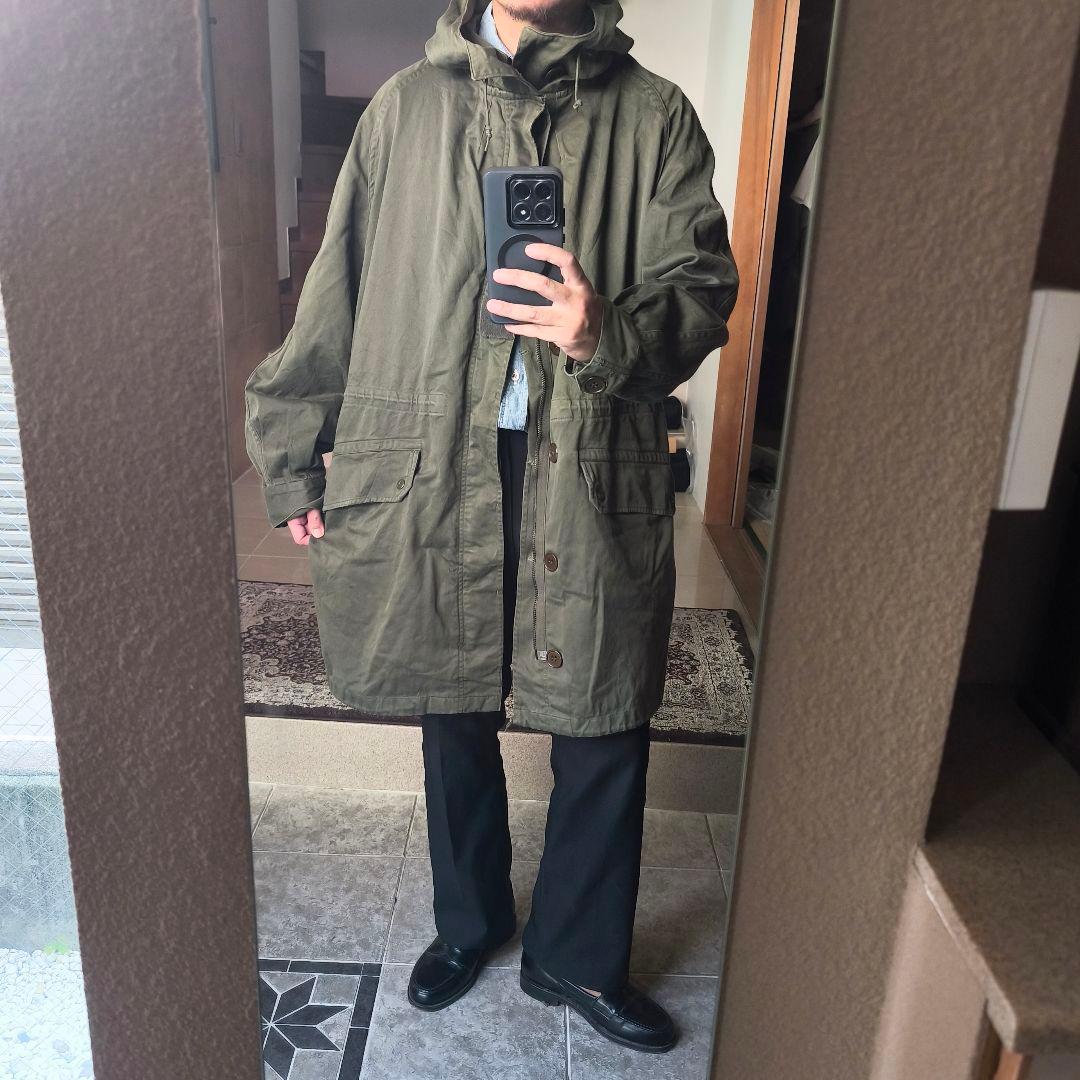 シルエット良　60s　フランス軍　M64　フィールドパーカー　モッズコート Y9