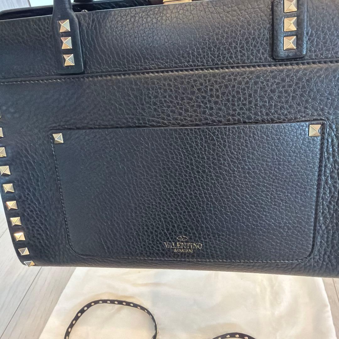 国内ヴァレンティノ購入スタッズ付きハンドバッグ