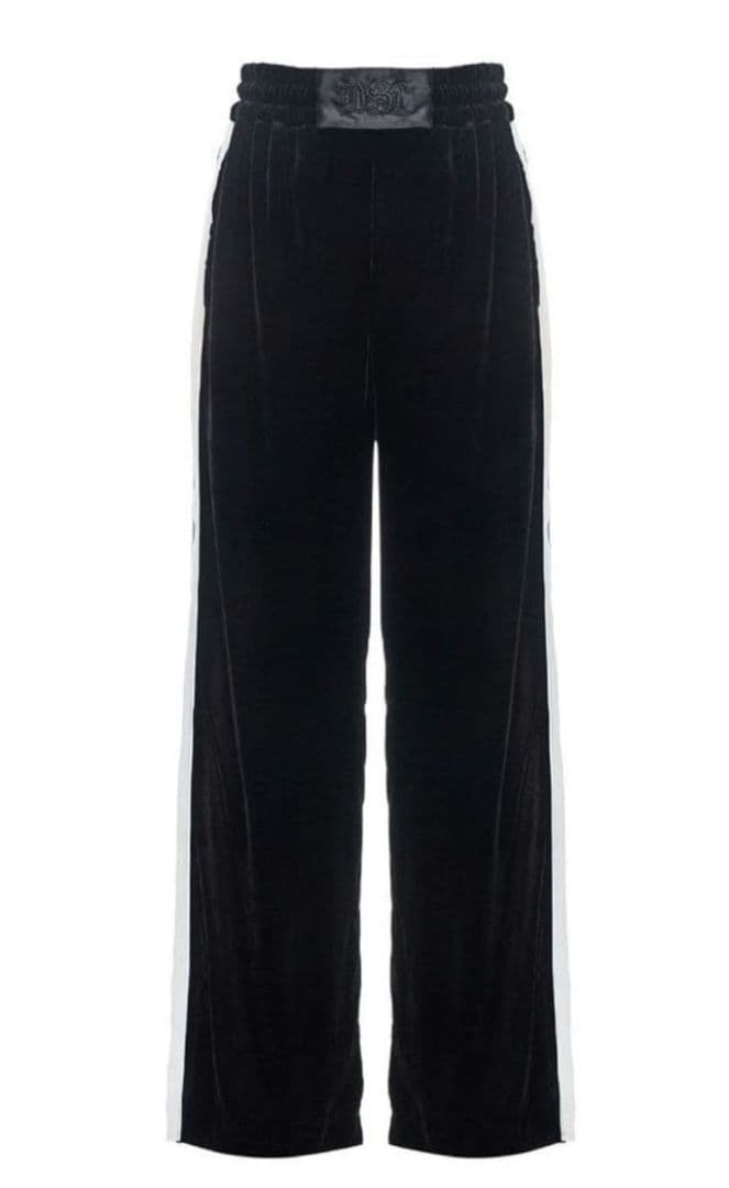 カ*オ様 定価4.6万円 DIESEL サイドスリットパンツ ベルベット シース