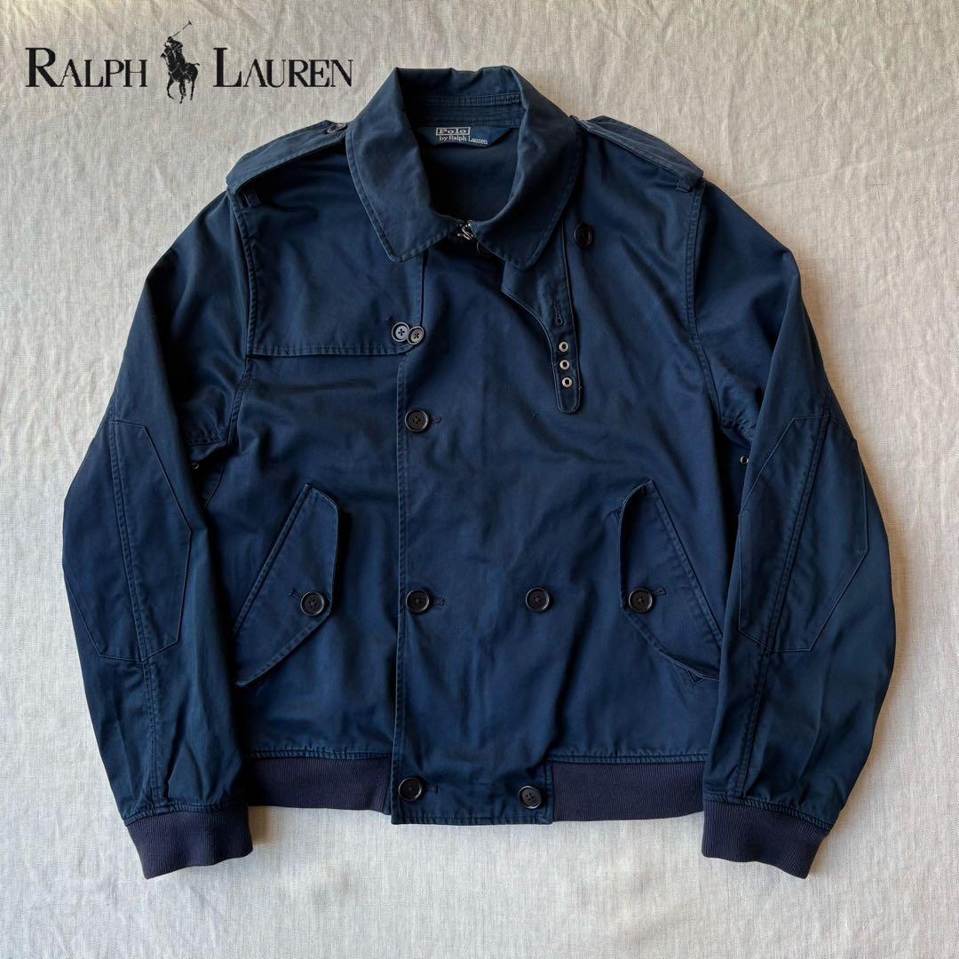 90’s Ralph Lauren 短丈 トレンチジャケット コットン LL