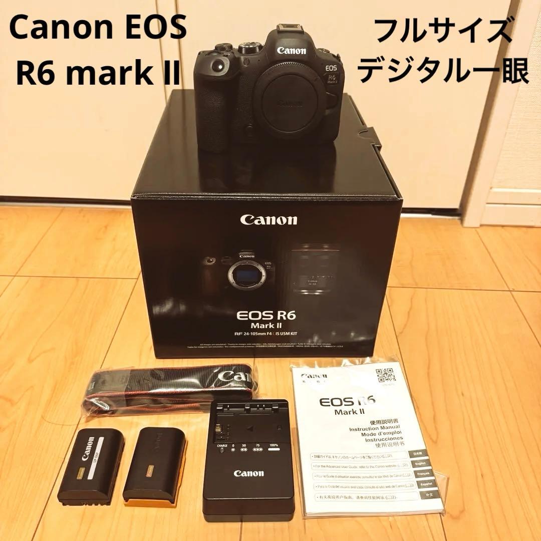 【美品】Canon EOS R6 Mark II 本体　ショット数約3,000枚