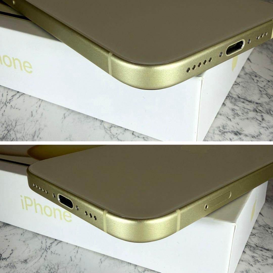 美品　Apple iPhone15 イエロー　128GB