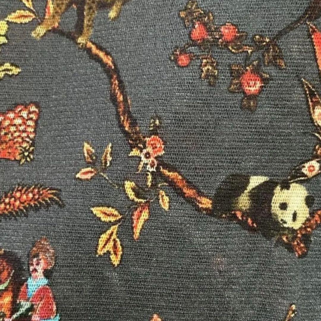 希少/ヴィヴィアンタム/ワンピース/マオカラー/パワーネット/パンダ/シノワズリ