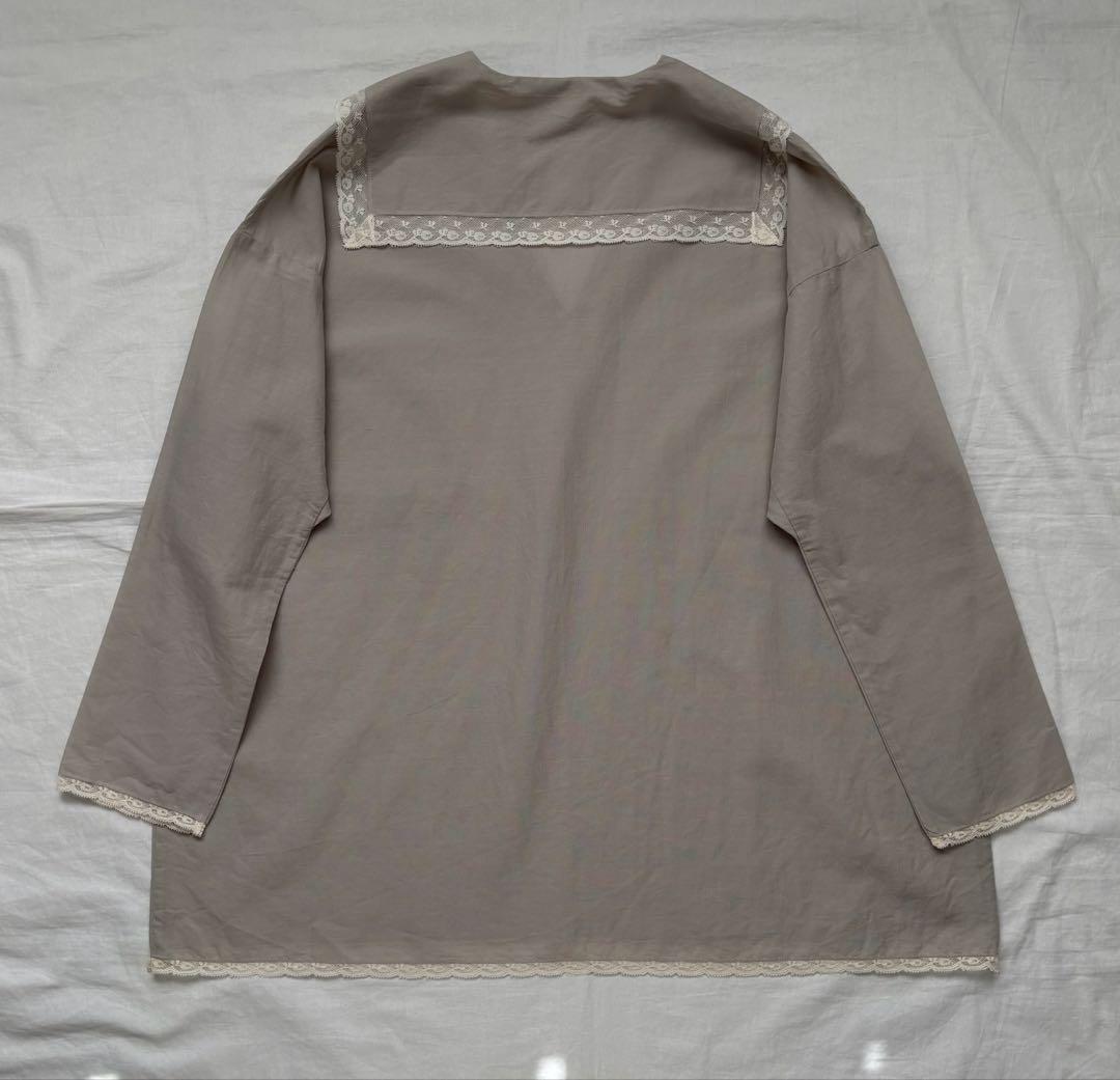 完売 TOWAVASE Leavers blouse (gray)