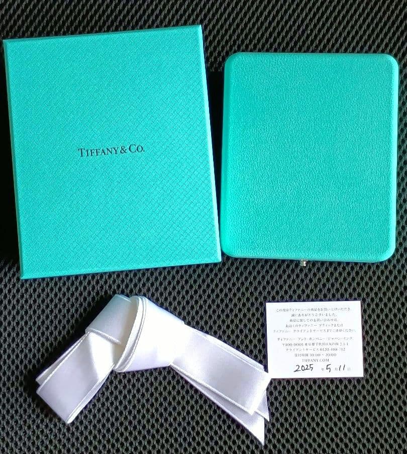 ティファニー K18 YG ハードウェアスモールダブルリンクペンダント