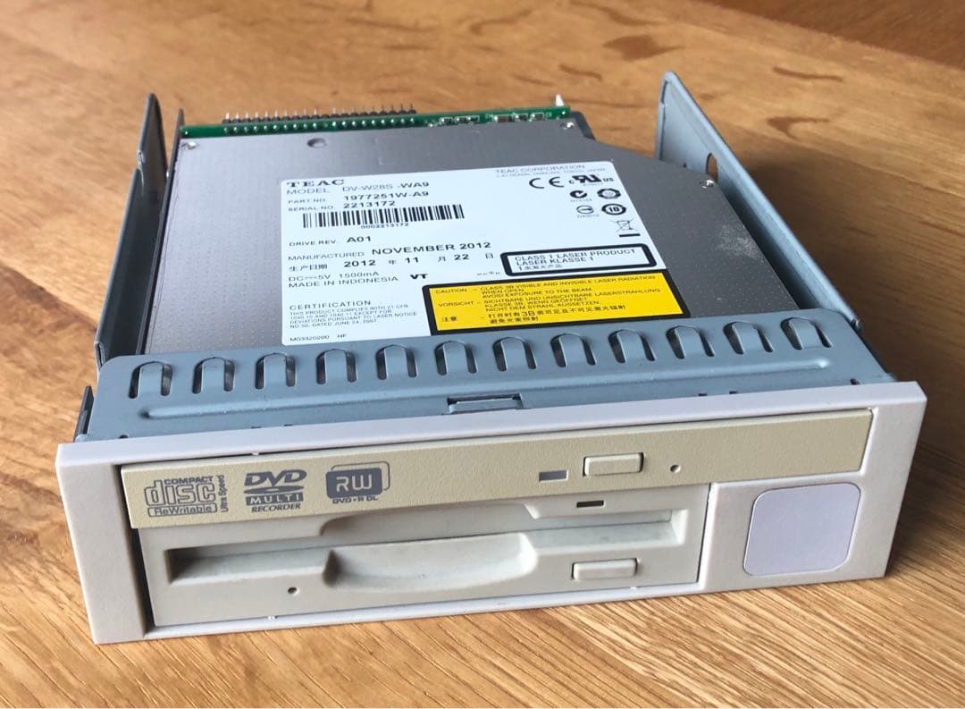 pc-98 ファイルベイ用　スリムdvd マルチ➕MOドライブ