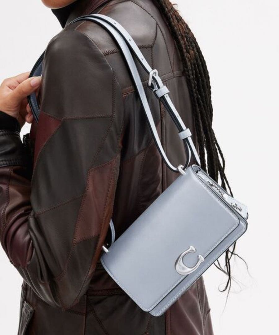 coach ショルダーバッグ 水色