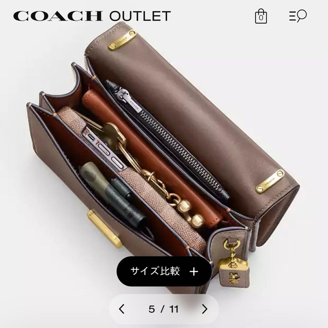 coach ショルダーバッグ 水色