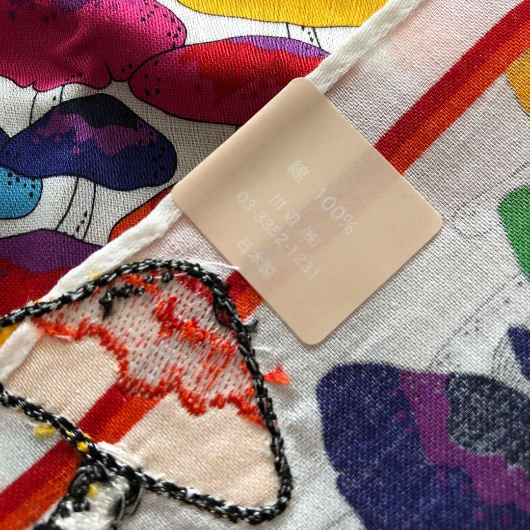 未使用　Vivienne Westwood ハンカチ　きのこ　総柄　キノコ