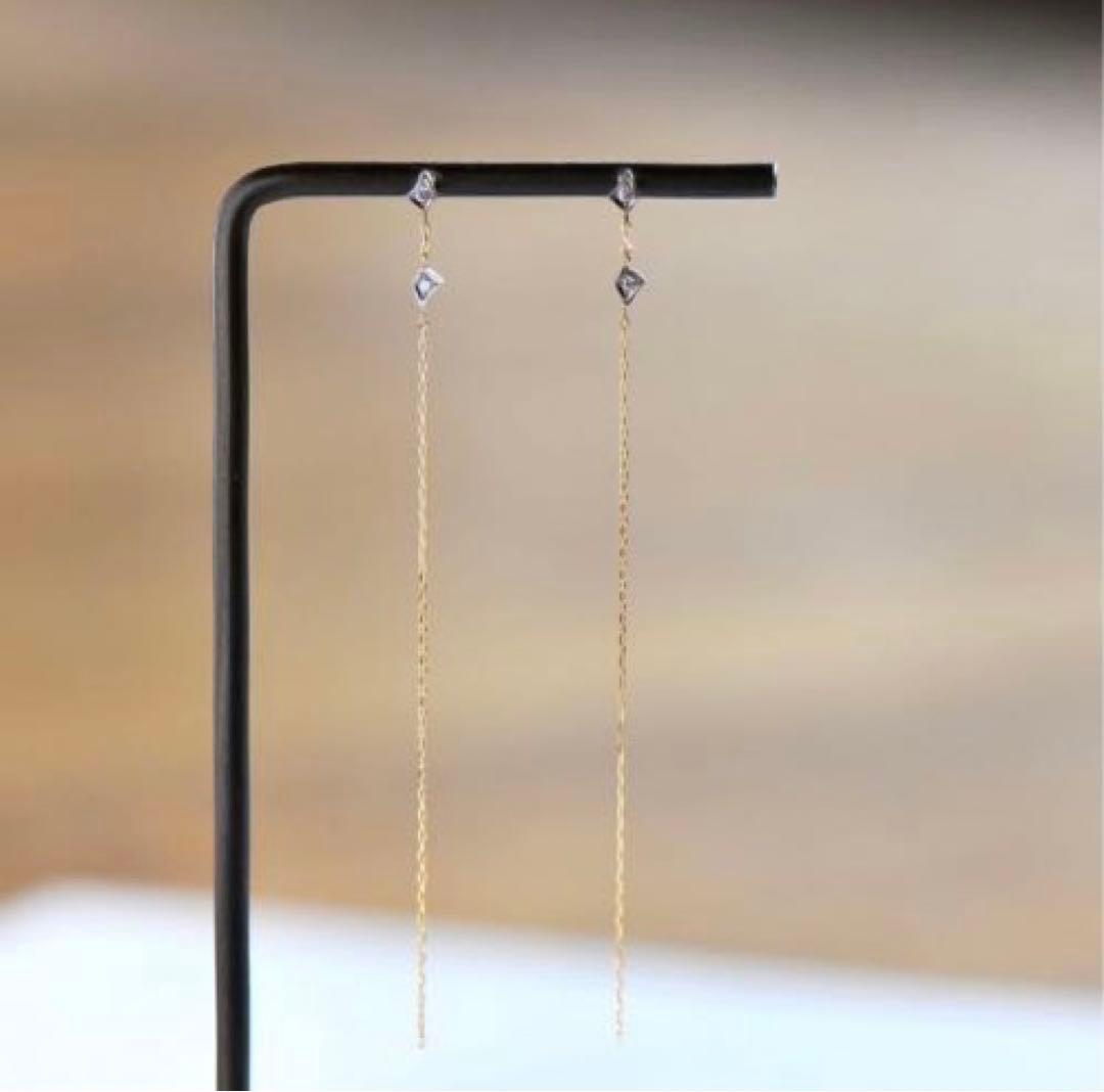 K18YG/WG GICLAT 木漏れ日 ピアス